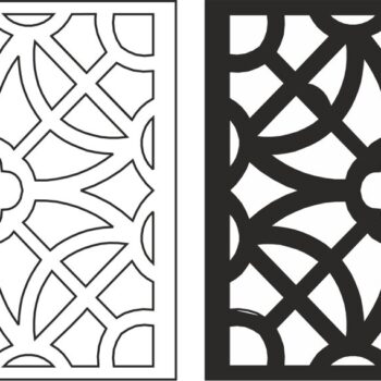 Intra απο ξύλο plywood 3mm-4mm πάχος - Διάνυσμα μοτίβο Δίασταση 30x30 cm Intraeaxys-joe8r8o6 - Image 1