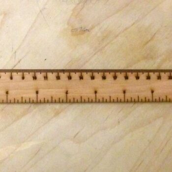 Intra απο ξύλο plywood 3mm-4mm πάχος - Αρχείο PDF χάρακα ίντσας Δίασταση 30x30 cm Intraeaxys-r7vmp4k7 - Image 1