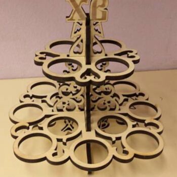 Intra απο ξύλο plywood 3mm-4mm πάχος - Podstavka Pod Kulich Δίασταση 30x30 cm Intraeaxys-eo0wn01g - Image 1