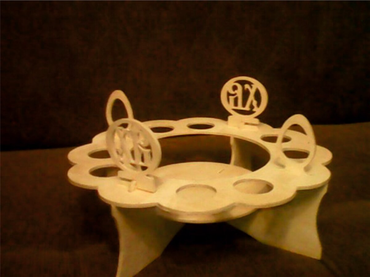 Intra απο ξύλο plywood 3mm-4mm πάχος - Αρχείο PDF Podstavka Pod Kulich Δίασταση 30x30 cm Intraeaxys-51rwyv76