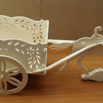 Intra απο ξύλο plywood 3mm-4mm πάχος - Αρχείο PDF Carretto Con Cavallo Amati Δίασταση 30x30 cm Intraeaxys-r7v9q2od - Image 1