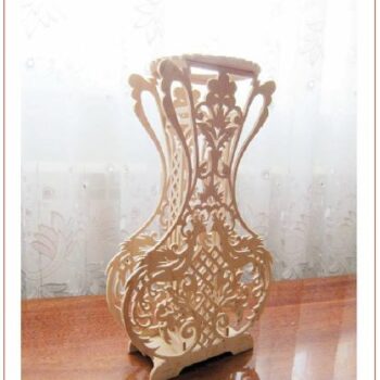 Intra απο ξύλο plywood 3mm-4mm πάχος - Αρχείο PDF με κύλιση διακοσμητικού βάζου Δίασταση 30x30 cm Intraeaxys-ro6ek61x - Image 1