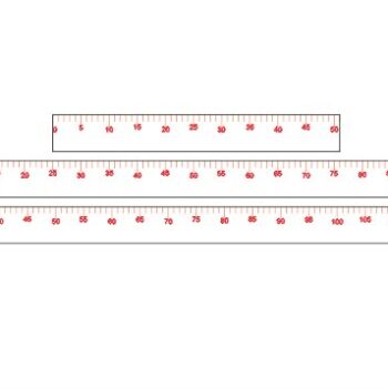 Intra απο ξύλο plywood 3mm-4mm πάχος - Χάρακας Μέτρο Vector Art Δίασταση 30x30 cm Intraeaxys-yonnjxor - Image 1