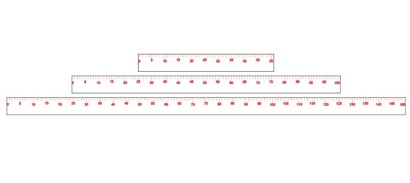 Intra απο ξύλο plywood 3mm-4mm πάχος - Χάρακας Μέτρο Vector Art Δίασταση 30x30 cm Intraeaxys-yonnjxor