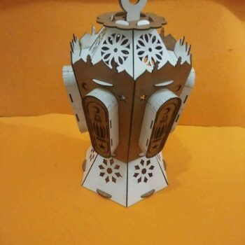 Intra απο ξύλο plywood 3mm-4mm πάχος - Ισλαμικό Ξύλινο Φανάρι Ραμαζάνι Δίασταση 30x30 cm Intraeaxys-eo0qlqw1 - Image 1