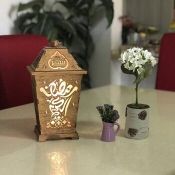 Intra απο ξύλο plywood 3mm-4mm πάχος - Ξύλινο Φανάρι Ραμαζάνι Δώρα Ραμαζάνι Φανάρι Ραμαζάνι Kareem Δίασταση 30x30 cm Intraeaxys-yon0qmk7 - Image 1