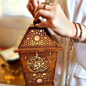 Intra απο ξύλο plywood 3mm-4mm πάχος - Ξύλινο Φανάρι Ραμαζάνι Δώρα Ραμαζάνι Φανάρι Ραμαζάνι Kareem Δίασταση 30x30 cm Intraeaxys-yon0qmk7 - Image 4