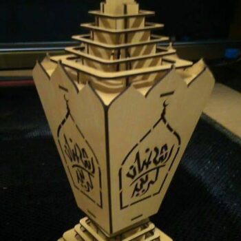 Intra απο ξύλο plywood 3mm-4mm πάχος - Πρότυπο φαναριών Ραμαζάνι Δίασταση 30x30 cm Intraeaxys-eo0qml31 - Image 1