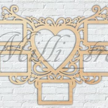 Intra απο ξύλο plywood 3mm-4mm πάχος - Ράμκα 9 Δίασταση 30x30 cm Intraeaxys-yon28xor - Image 1