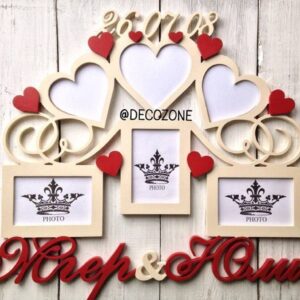 Intra απο ξύλο plywood 3mm-4mm πάχος - Semya S Serdami 6 Φωτογραφία Δίασταση 30x30 cm Intraeaxys-6o3gyj7n