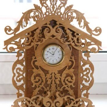 Intra απο ξύλο plywood 3mm-4mm πάχος - Κύλιση Saw Patterns for Clock PDF File Δίασταση 30x30 cm Intraeaxys-pokqm9oj - Image 1