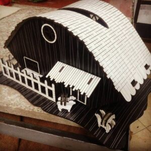 Intra απο ξύλο plywood 3mm-4mm πάχος - Kolbaye Jadid Δίασταση 30x30 cm Intraeaxys-pokq39oj