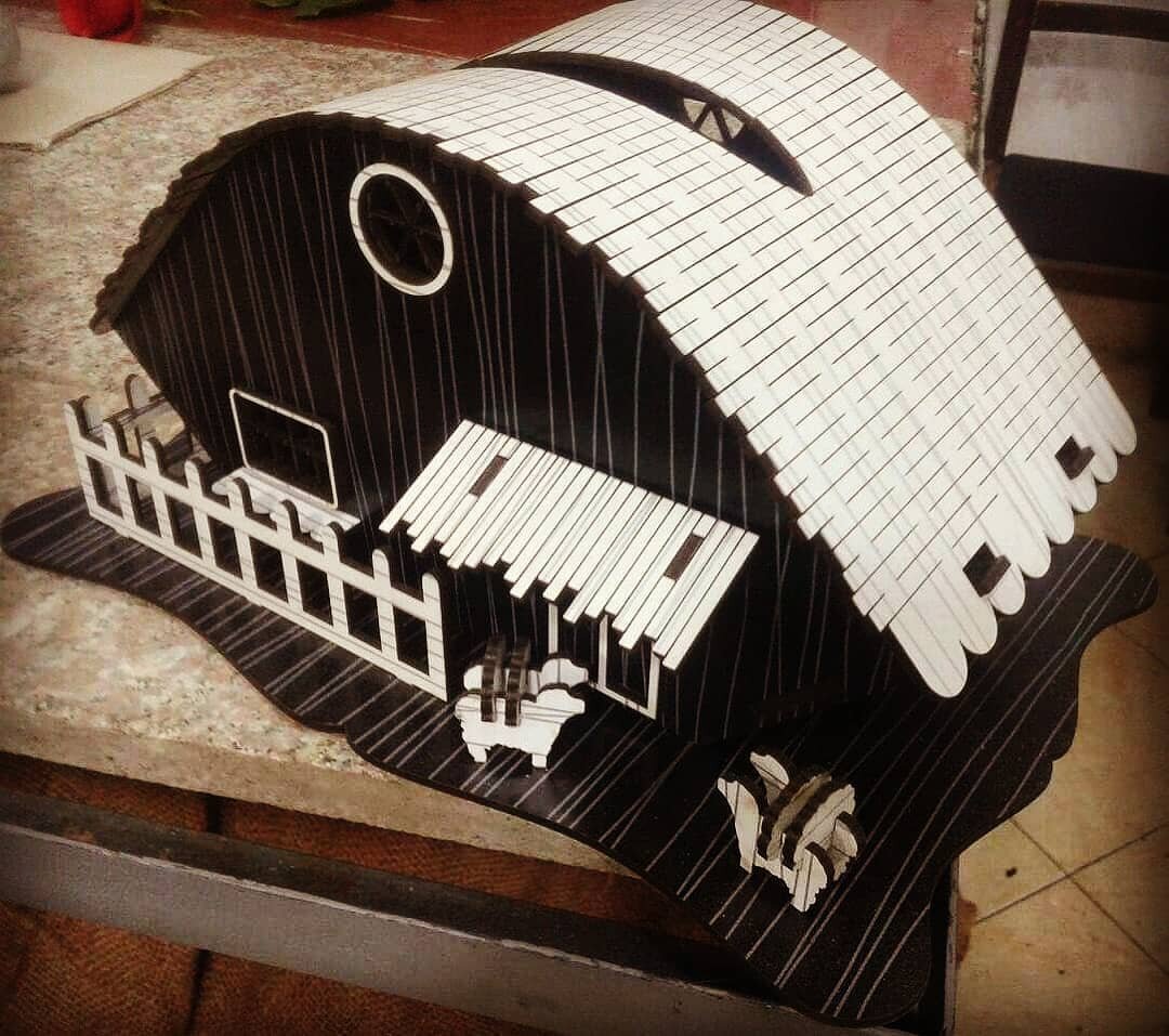 Intra απο ξύλο plywood 3mm-4mm πάχος - Kolbaye Jadid Δίασταση 30x30 cm Intraeaxys-pokq39oj