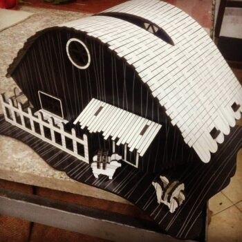 Intra απο ξύλο plywood 3mm-4mm πάχος - Kolbaye Jadid Δίασταση 30x30 cm Intraeaxys-r7v9m2od - Image 1