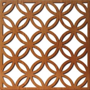 Intra απο ξύλο plywood 3mm-4mm πάχος - Διαχωριστής δωματίου Δίασταση 30x30 cm Intraeaxys-pokyjj1j