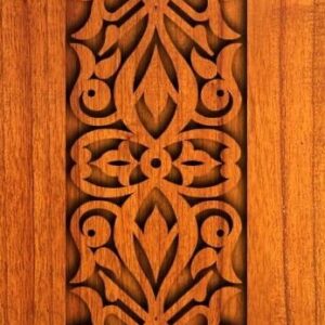 Intra απο ξύλο plywood 3mm-4mm πάχος - Μοτίβο ξυλογλυπτικής Δίασταση 30x30 cm Intraeaxys-voqywe12