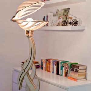 Intra απο ξύλο plywood 3mm-4mm πάχος - Svetilnik Rakushka 2 Δίασταση 30x30 cm Intraeaxys-ro6eyq1x