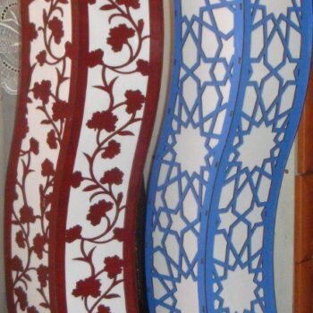 Intra απο ξύλο plywood 3mm-4mm πάχος - Λάμπα Εξωτερικού.3D Δίασταση 30x30 cm Intraeaxys-joe2edo6 - Image 1