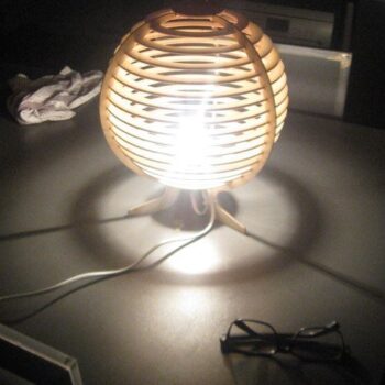 Intra απο ξύλο plywood 3mm-4mm πάχος - Αρχείο PDF Drawing Kitty Lamp Markiii Δίασταση 30x30 cm Intraeaxys-0782mm75 - Image 1