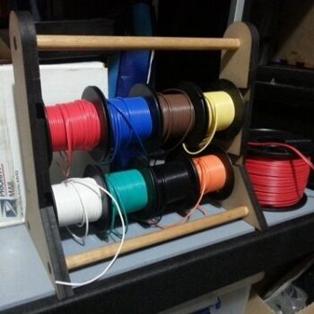 Intra απο ξύλο plywood 3mm-4mm πάχος - Στήριγμα καρουλιού σύρματος 6mm Δίασταση 30x30 cm Intraeaxys-ro6yr027 - Image 1