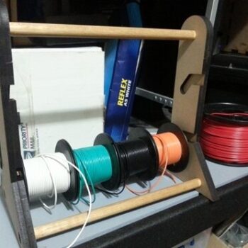 Intra απο ξύλο plywood 3mm-4mm πάχος - Στήριγμα καρουλιού σύρματος 6mm Δίασταση 30x30 cm Intraeaxys-ro6yr027 - Image 3