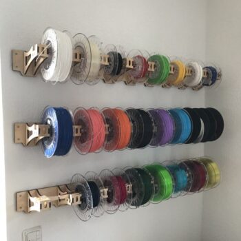 Intra απο ξύλο plywood 3mm-4mm πάχος - Κρεμαστό Στήριγμα καρουλιού με νήματα 6mm Δίασταση 30x30 cm Intraeaxys-m1d6mdy7 - Image 1