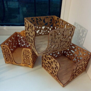 Intra απο ξύλο plywood 3mm-4mm πάχος - Θήκη για χαρτοπετσέτα επιτραπέζιου Δίασταση 30x30 cm Intraeaxys-d1lvg2po - Image 1