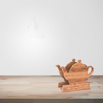 Intra απο ξύλο plywood 3mm-4mm πάχος - Θήκη χαρτοπετσέτας τσαγιέρας Δίασταση 30x30 cm Intraeaxys-ro6y0q37 - Image 1