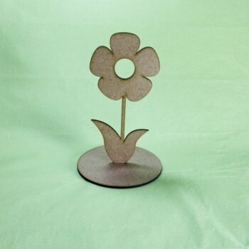 Intra απο ξύλο plywood 3mm-4mm πάχος - Λουλούδι με βάση Δίασταση 30x30 cm Intraeaxys-voq28d6o - Image 4