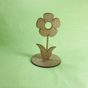 Intra απο ξύλο plywood 3mm-4mm πάχος - Λουλούδι με βάση Δίασταση 30x30 cm Intraeaxys-voq28d6o - Image 5