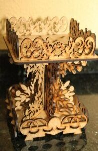 Intra απο ξύλο plywood 3mm-4mm πάχος - Αρχείο PDF Baleiro Modificado CNC Plans Δίασταση 30x30 cm Intraeaxys-51rmnro6