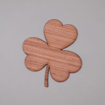 Intra απο ξύλο plywood 3mm-4mm πάχος - Τριφύλλι Ξύλο Σχήμα 3 Φύλλων Ξύλο Τριφύλλι Δίασταση 30x30 cm Intraeaxys-qommpy4o - Image 1