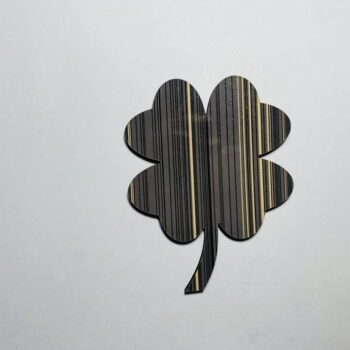 Intra απο ξύλο plywood 3mm-4mm πάχος - Ημιτελές ξύλινο κόψιμο σε σχήμα τριφυλλιού 4 φύλλων Δίασταση 30x30 cm Intraeaxys-voq20vjo - Image 3