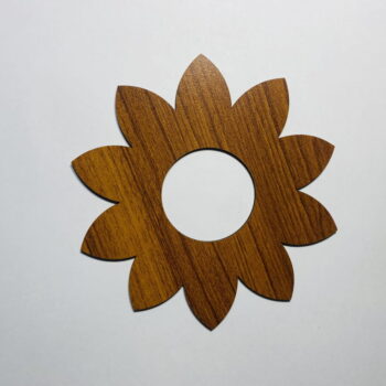 Intra απο ξύλο plywood 3mm-4mm πάχος - Σχήμα λουλουδιού Ημιτελές ξύλινο κόψιμο Δίασταση 30x30 cm Intraeaxys-eo0qem91 - Image 1