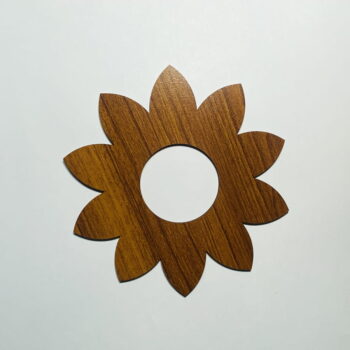 Intra απο ξύλο plywood 3mm-4mm πάχος - Σχήμα λουλουδιού Ημιτελές ξύλινο κόψιμο Δίασταση 30x30 cm Intraeaxys-eo0qem91 - Image 3