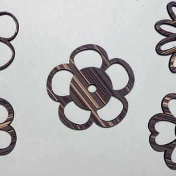 Intra απο ξύλο plywood 3mm-4mm πάχος - Flower Cutout Ημιτελές σχήμα ξύλου για χειροτεχνίες Δίασταση 30x30 cm Intraeaxys-m1d6kvl7 - Image 3