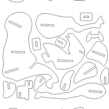 Intra απο ξύλο plywood 3mm-4mm πάχος - Horse Puzzle Cleaned 2 Δίασταση 30x30 cm Intraeaxys-6o3dzr7n - Image 1