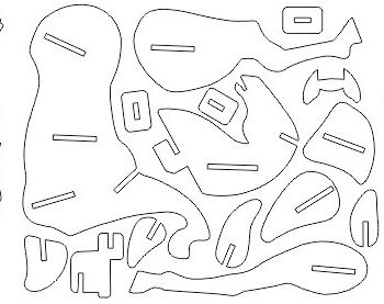 Intra απο ξύλο plywood 3mm-4mm πάχος - Horse Puzzle 2mm Δίασταση 30x30 cm Intraeaxys-voq8vjo2 - Image 1