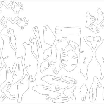 Intra απο ξύλο plywood 3mm-4mm πάχος - Frog Puzzle 3mm Δίασταση 30x30 cm Intraeaxys-075el07z - Image 1