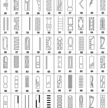 Intra απο ξύλο plywood 3mm-4mm πάχος - Υπέροχα σχέδια εσωτερικών πορτών Δίασταση 30x30 cm Intraeaxys-eo46j91j - Image 1
