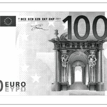 Intra απο ξύλο plywood 3mm-4mm πάχος - Χαρακτική Laser Σημείωση 100 Ευρώ Δίασταση 30x30 cm Intraeaxys-r1z26jl1 - Image 1