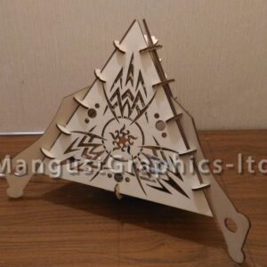 Intra απο ξύλο plywood 3mm-4mm πάχος - Λάμπα Νυχτερινό φως Δίασταση 30x30 cm Intraeaxys-yonjxg1r