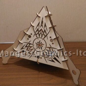 Intra απο ξύλο plywood 3mm-4mm πάχος - Λάμπα Νυχτερινό φως Δίασταση 30x30 cm Intraeaxys-yonjxg1r - Image 1