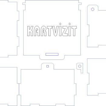 Intra απο ξύλο plywood 3mm-4mm πάχος - kartvi̇zi̇tli̇k Δίασταση 30x30 cm Intraeaxys-voq85qo2 - Image 1