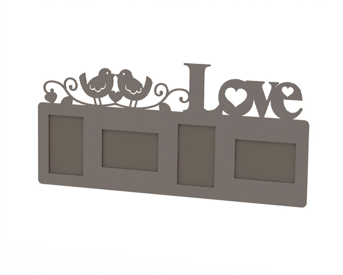 Intra απο ξύλο plywood 3mm-4mm πάχος - Πλαίσιο αγάπης Δίασταση 30x30 cm Intraeaxys-yonjzg1r