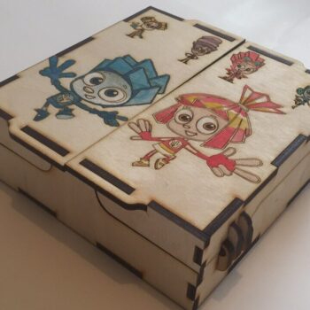 Intra απο ξύλο plywood 3mm-4mm πάχος - Ντουλάπι τοίχου Με Χαρακτική Fiksiki 150x150mm Δίασταση 30x30 cm Intraeaxys-eo4qdjd7 - Image 1