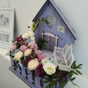 Intra απο ξύλο plywood 3mm-4mm πάχος - Shkatulka Dom Δίασταση 30x30 cm Intraeaxys-075ek37z