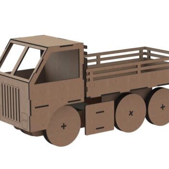 Intra απο ξύλο plywood 3mm-4mm πάχος - Παιχνίδι φορτηγών Δίασταση 30x30 cm Intraeaxys-eo0dng7g - Image 1