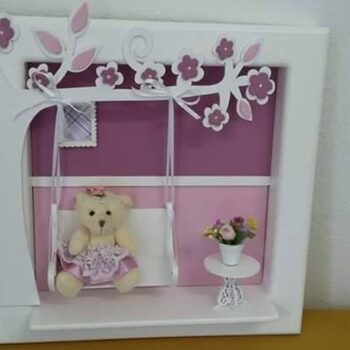 Intra απο ξύλο plywood 3mm-4mm πάχος - galhos-menina-e-menino-quadro-cenario-theo Δίασταση 30x30 cm Intraeaxys-voq0ge72 - Image 1