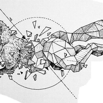 Intra απο ξύλο plywood 3mm-4mm πάχος - Αρχείο Σύγχρονης Τέχνης Τοίχων BMP με Χαρακτική με Λέιζερ Δίασταση 30x30 cm Intraeaxys-pok3xn87 - Image 1